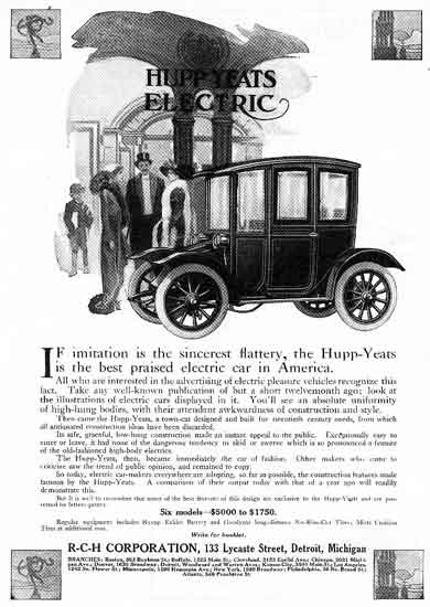 This is an ad for the HuppYeats electric car later RCH HuppYeats ad